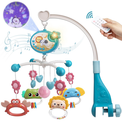 MINI TUDOU carrousel met projector en 150 slaapliedjes + afstandsbediening ENGELSE TAAL