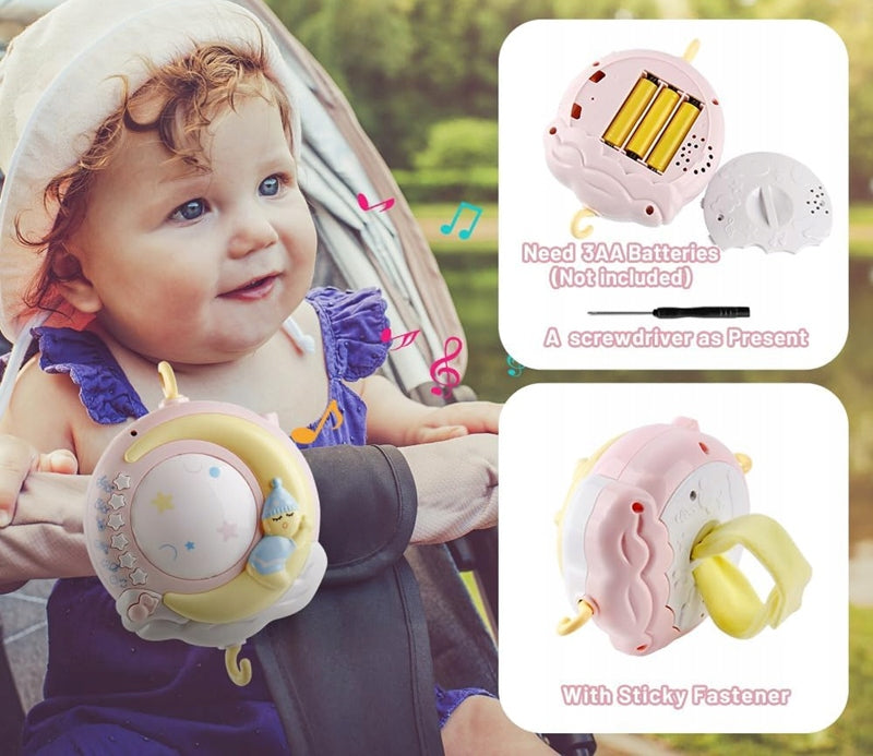 MINI TUDOU καρουζέλ με προβολέα και 150 νανουρίσματα + τηλεχειριστήριο ΑΓΓΛΙΚΑ