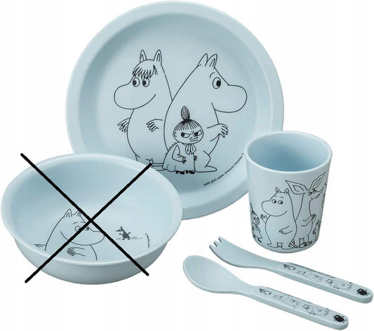MUMIN-SET, Geschirr, 4 Teile, 6 Monate+