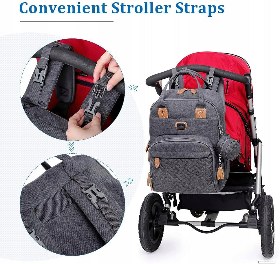 DIKASLON diaper bag backpack with changing pad
