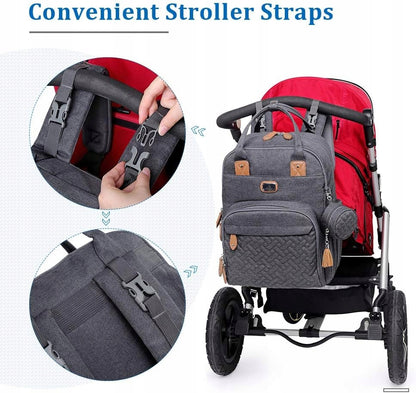 DIKASLON diaper bag backpack with changing pad