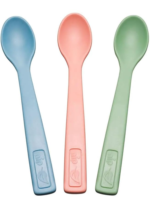 NIP Eat Green sada lžiček 3 kusy 14 cm 4 m+