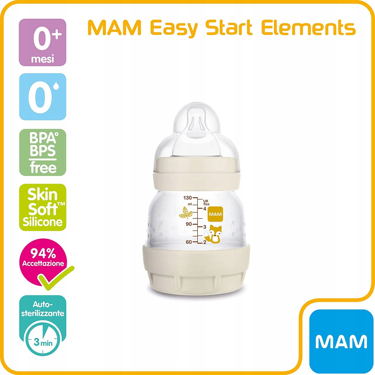 MAM Easy Start Αντι-κολικός 130ml 0+