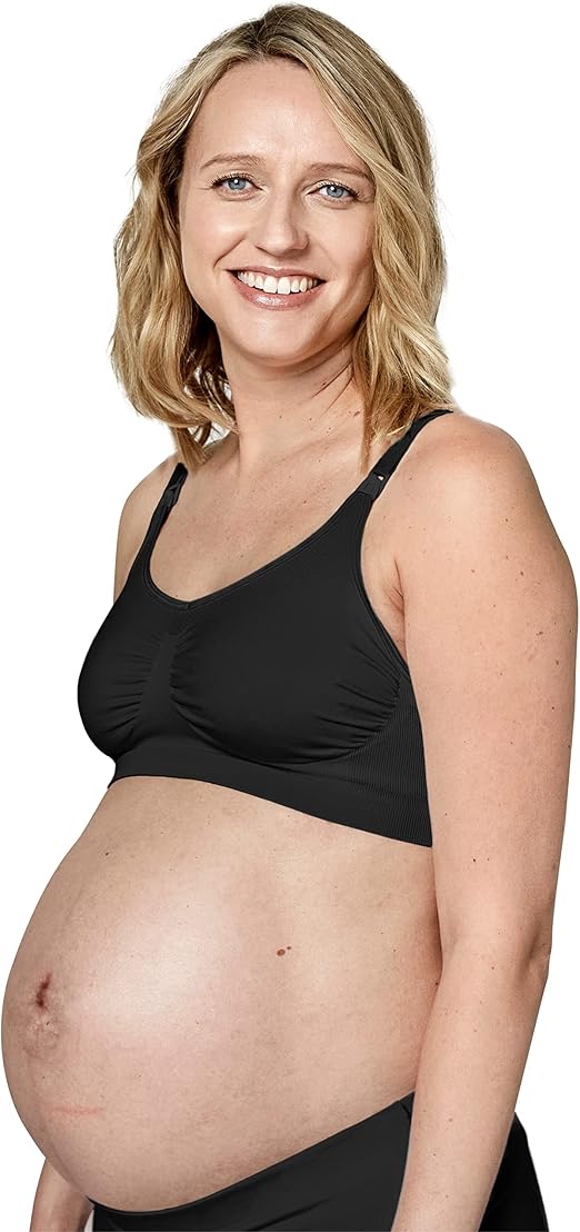 MEDELA KEEP COOL ULTRA biustonosz do karmienia bezszwowy M czarny, wygodny bez fiszbin dla kobiet w ciąży