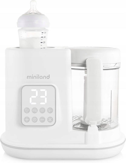 MINILAND Chefy 6 robot da cucina 6 in 1 vaporiera frullatore + pinze misurino borsa