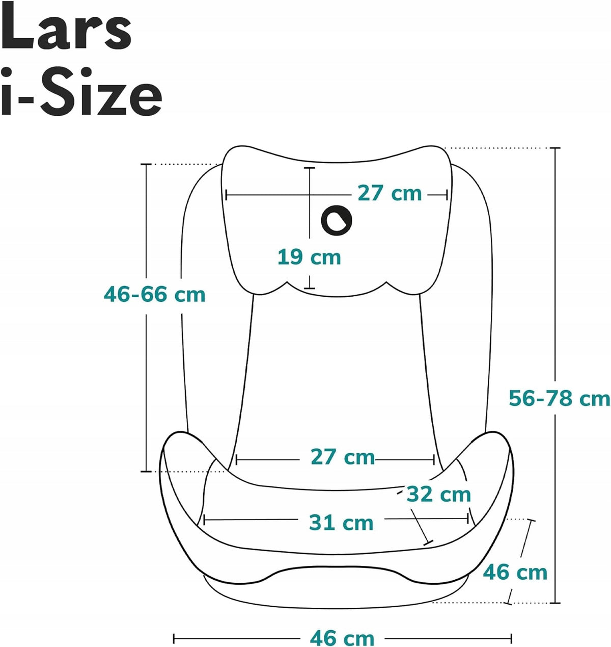 LIONELO Lars i-Size seggiolino auto gruppo 2 e 3