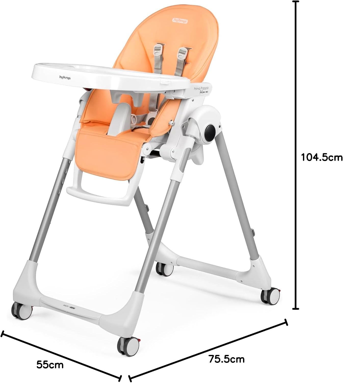 PEG PEREGO Prima Pappa Follow Me krzesełko do karmienia do 15kg – zdjęcie produktu 5