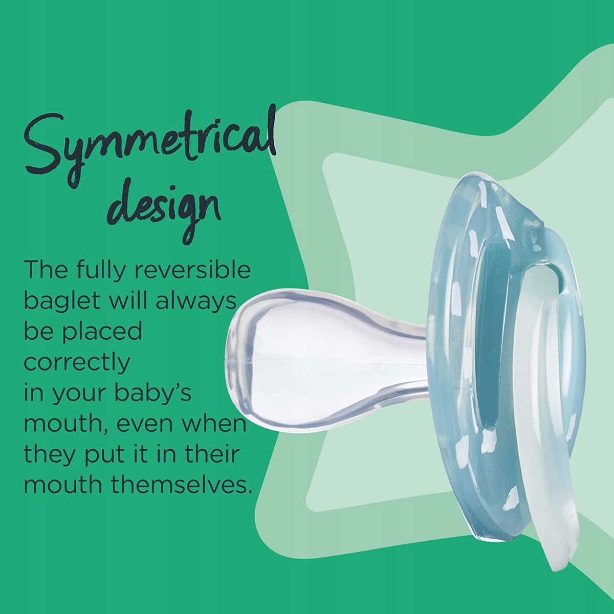 TOMMEE TIPPEE smoczki symetryczne x6 ŚWIECĄ 18-36 – zdjęcie produktu 4