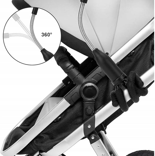 RIOGOO ombrellino protettivo per passeggino diametro 73cm protezione UV 50+ impermeabile