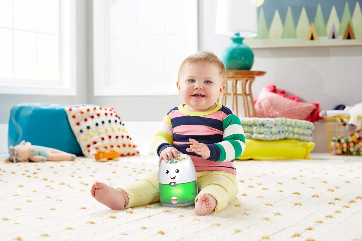 FISHER-PRICE interaktywny asystent mowy z muzyką i światłem j. niemiecki - zabawka edukacyjna dla niemowląt