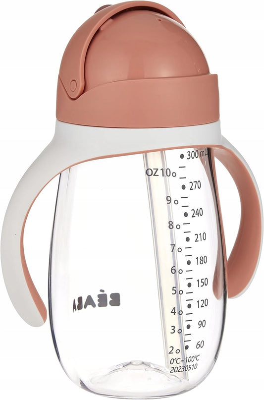 BEABA kubek niekapek ze słomką 300 ml