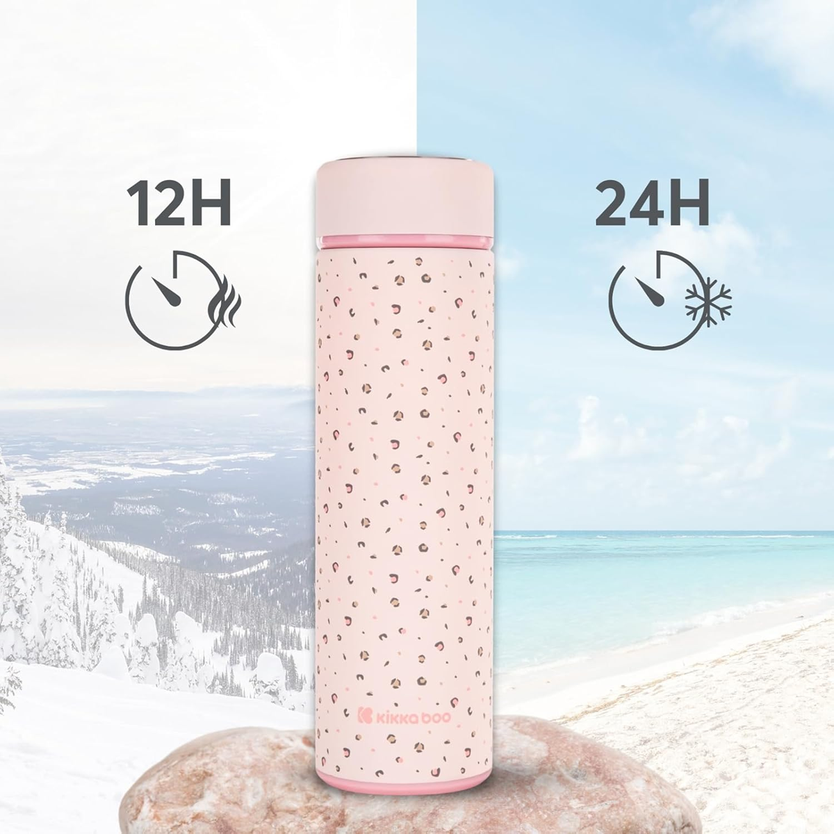 KIKKA BOO Savanna thermos in acciaio inox 500 ml + filtro per tè