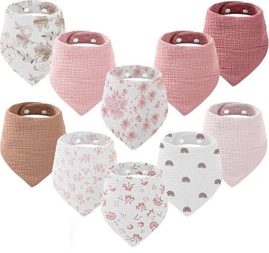 YOOFOSS bavaglini bandana in mussola x10