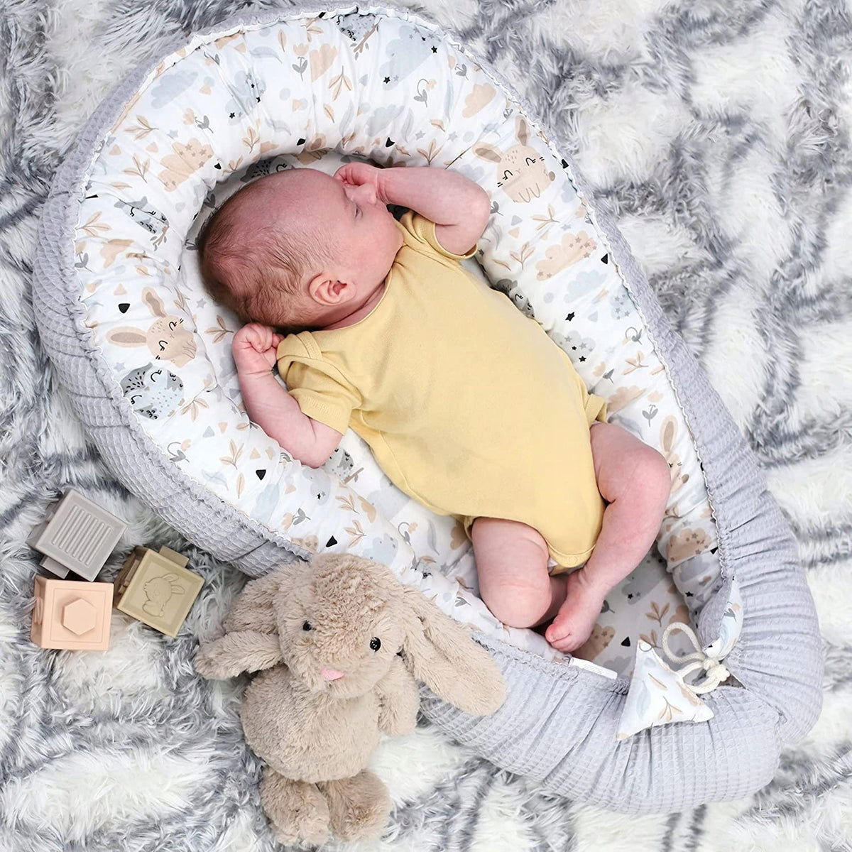 TOTSY BABY kokon niemowlęcy gniazdo 90 x 50 – zdjęcie produktu 5