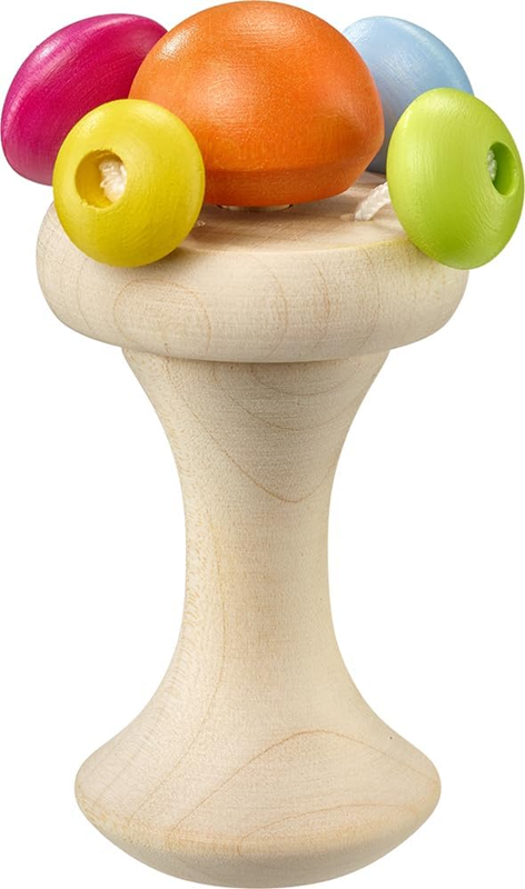 SELECTA Carello drewniany chwytak z grzechotką 5 x 10 cm
