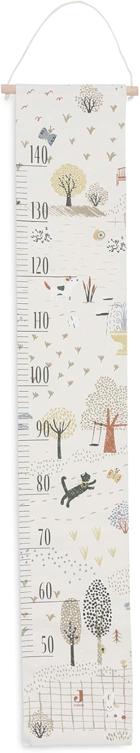 JOLLEIN Tiny Park látkový růstový metr 50–140 cm