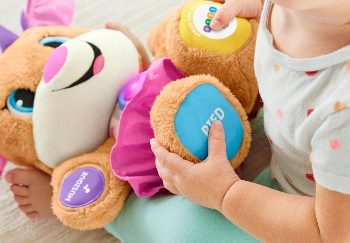 FISHER-PRICE FPP52 tanuló kiskutya nővér francia nyelven