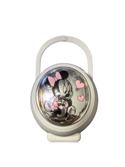 VALENTI Disney Minnie pacifier case + chain