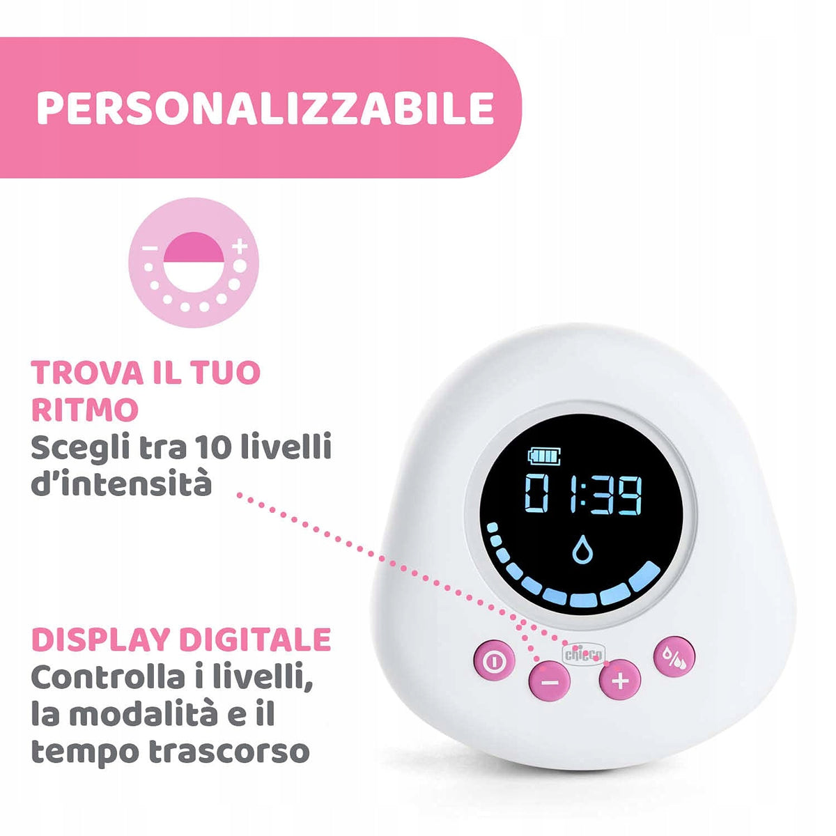 CHICCO NaturallyMe Elektrická odsávačka mlieka