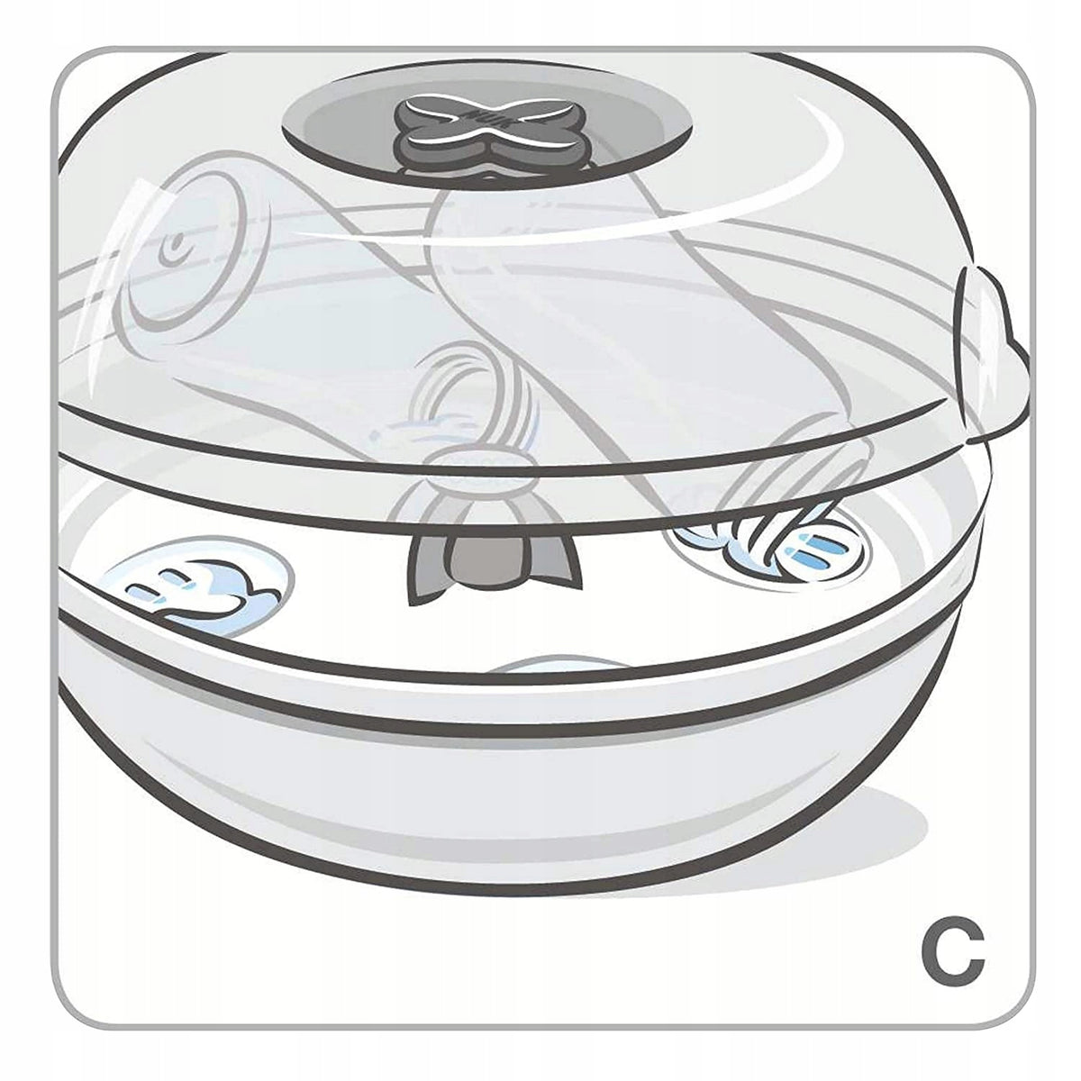 NUK Micro Express Plus sterilizzatore a microonde