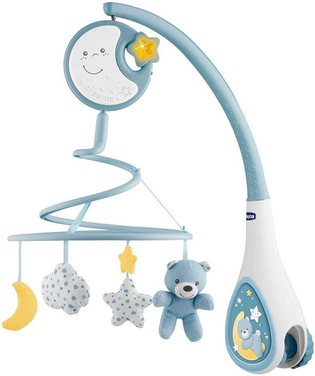 CHICCO Next2Dreams 2en1 carrousel avec mélodies et veilleuse OURS
