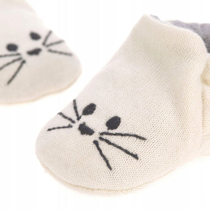 LASSIG Litle Chums Cat BABYSCHUHE aus Bio-Baumwolle + Beutel
