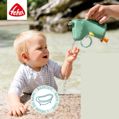 FEHN Plansch & Play crocodil stropitoare jucărie de baie 10 x 16 cm