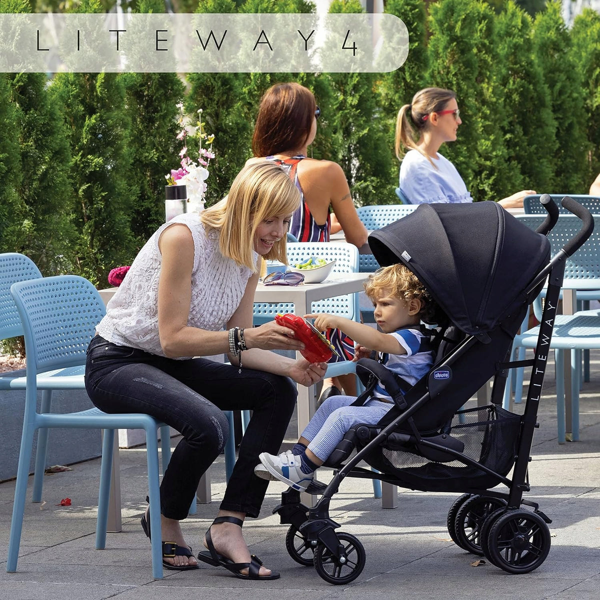CHICCO LITEWAY wózek spacerowy do 22kg lekki i kompaktowy wózek spacerowy LiteWay 4 dla rodziców w podróży