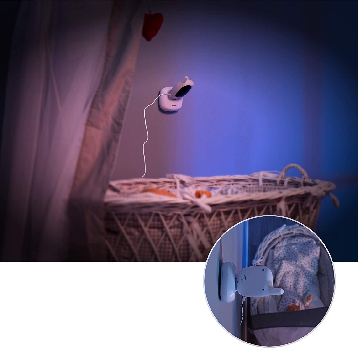 REER BabyCam niania elektroniczna 2,4" TFT – zdjęcie produktu 6