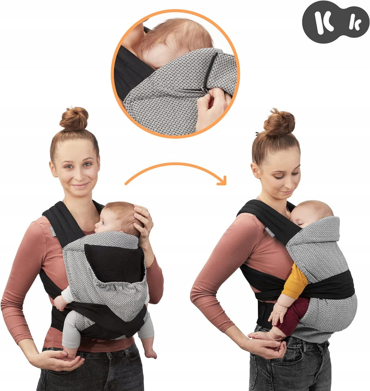 KINDERKRAFT ADOREE ergonomische MEI TAI-draagzak