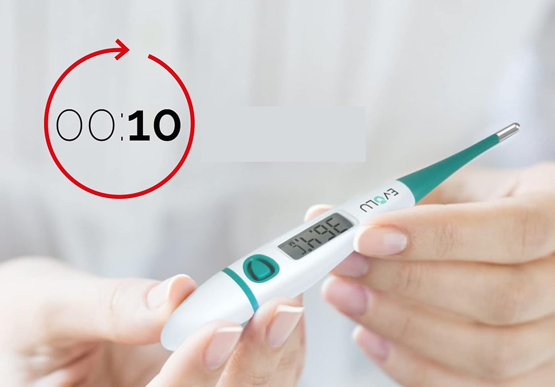 EVOLU DMT-4318 termometru digital cu vârf flexibil + husă 10 secunde