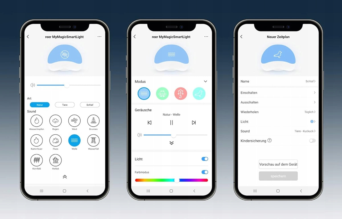 REER inteligentna lampka nocna z dźwiekami + aplikacja Smart Life – zdjęcie produktu 2