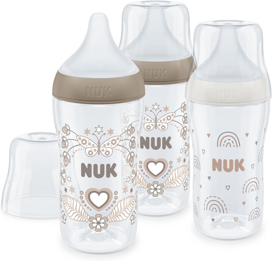 NUK Perfect Match zestaw startowy butelki 260ml x3