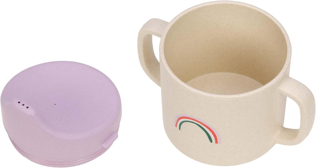 LASSIG Sippy Cup Happy Rascals Heart training cup for learning to drink