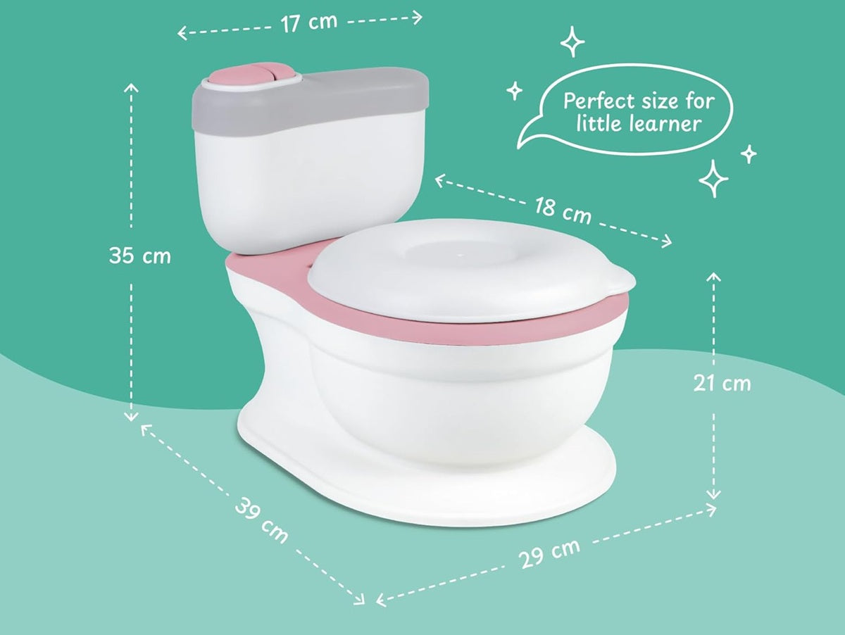 HERAWI orinal musical con asiento suave y depósito extraíble