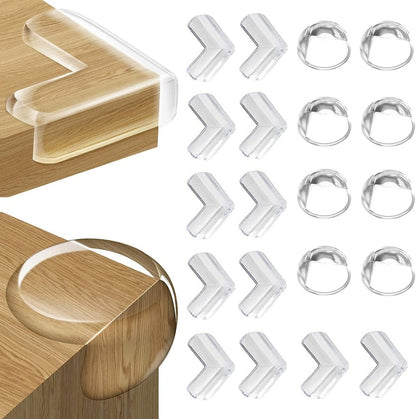 FUHOMI corner protectors 20 pieces (12 triangular, 8 round)