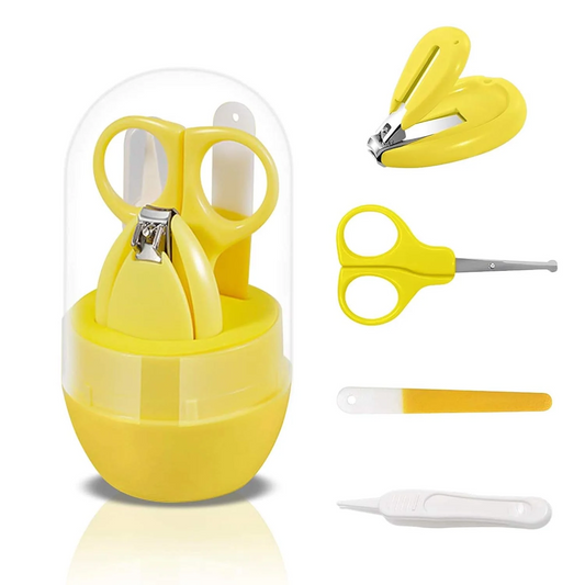 KASSY POP set per la cura del bambino, 4 pezzi + scatola portaoggetti