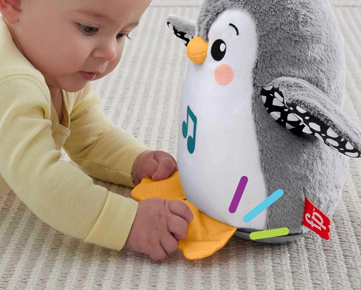 FISHER-PRICE HNC10 houpající se tučňák s melodiemi 21 cm
