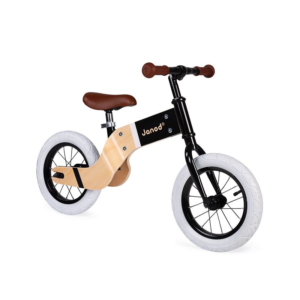 JANOD Bikloon Deluxe bicicleta de equilibrio de madera 12" asiento 40-46 cm