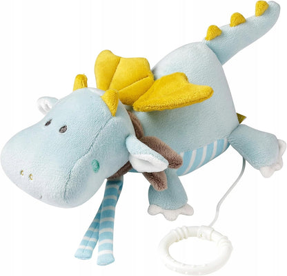 FEHN Castel mic jucărie muzicală cu dragon, 19 cm