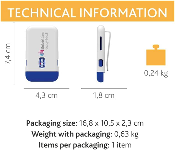 CHICCO BEBECARE Easy-Tech sensore sistema per seggiolino auto