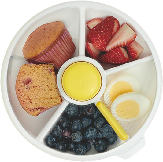 GOBE Snack Spinner récipient rotatif pour snacks 5 compartiments 5,5 x 16 cm