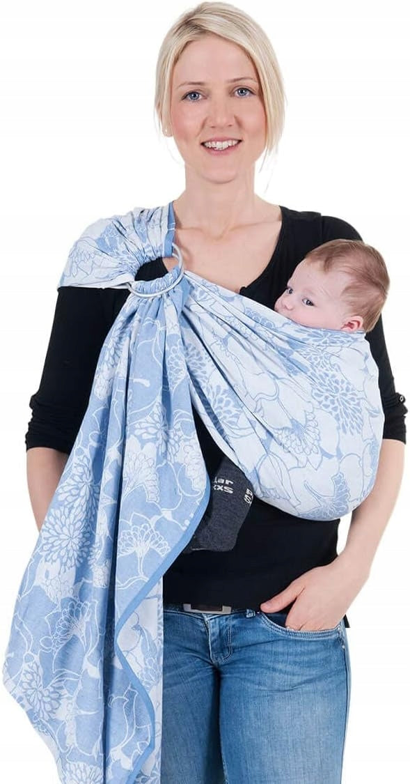 HOPEDIZ ring sling for carrying a baby