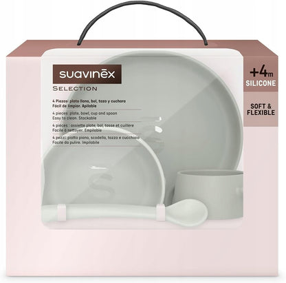 SUAVINEX Selection siliconen pannenset 4el. 4m+