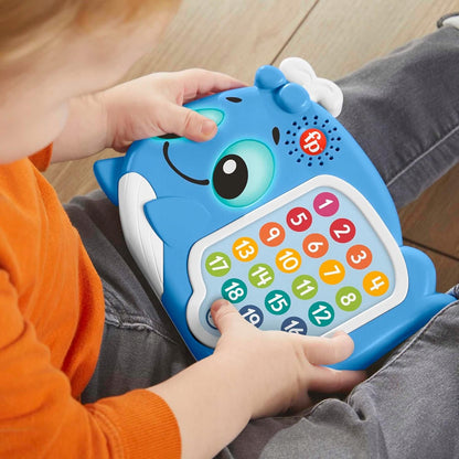 FISHER-PRICE balena interattiva luci 120 melodie frasi in TEDESCO