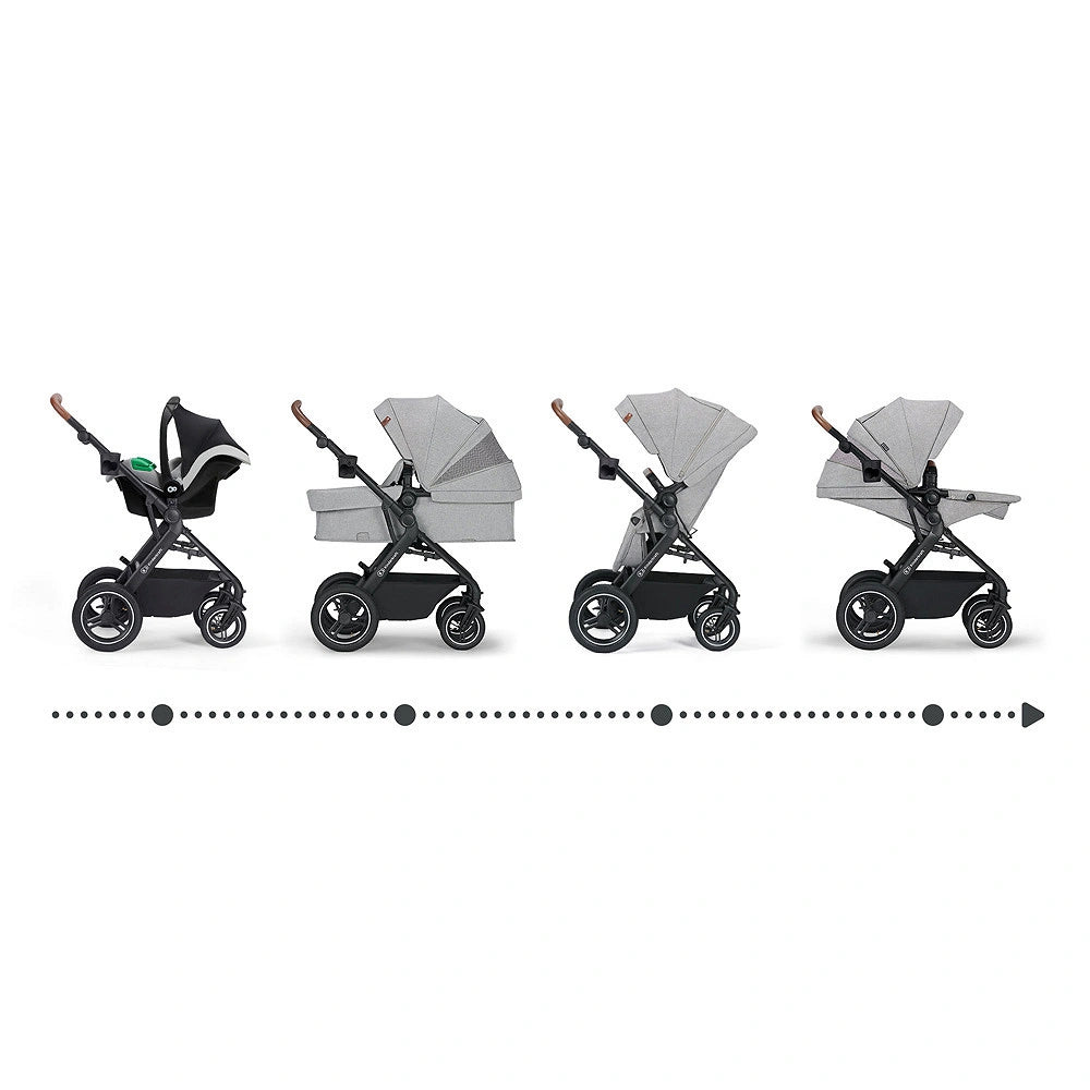 KINDERKRAFT B-TOUR passeggino multifunzione 3 in 1 fino a 22kg + seggiolino MINK PRO