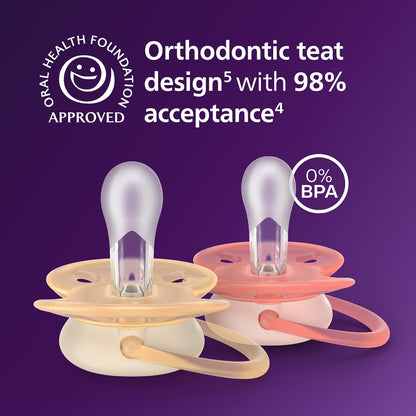 Philips Avent Ultra Soft tettarelle 0-6m x2