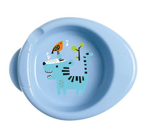 CHICCO Warmy Plate deep plate with tiger motif