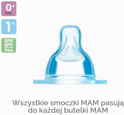 MAM tettarelle per biberon misura 1 SkinSoft 0m+ x2