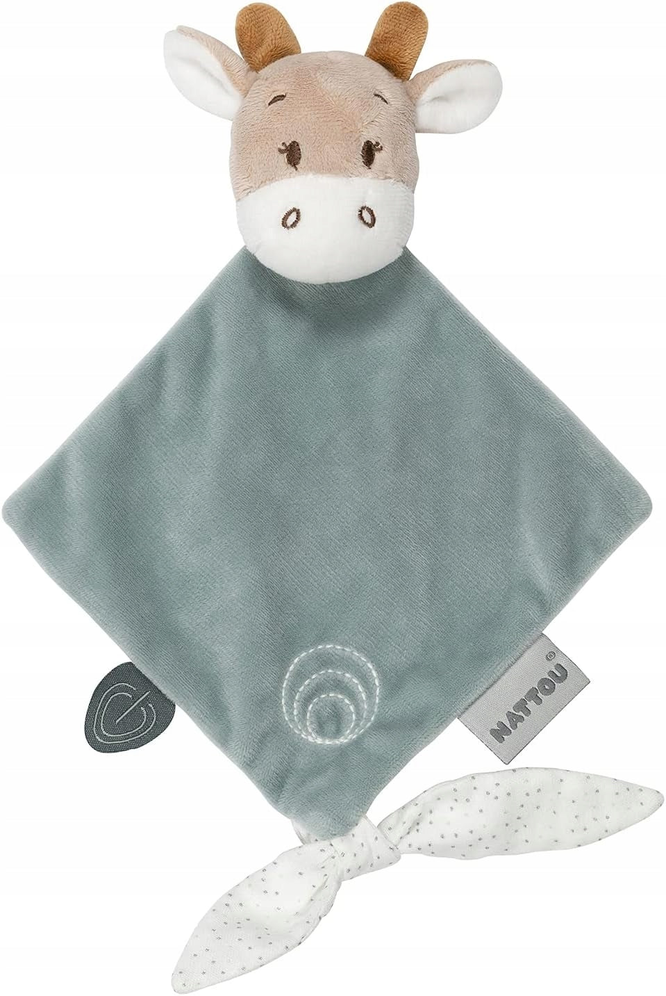 NATTOU manta de peluche jirafa LUNA 20 x 25 cm